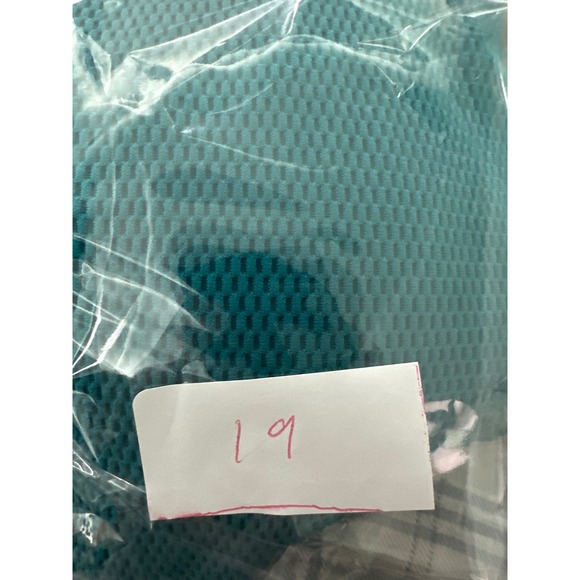 Nike Dry Fit Womens Teal Waffle Knit Full Zip Hoodie Mesh Jacket Small 19542 - Picture 11 of 11